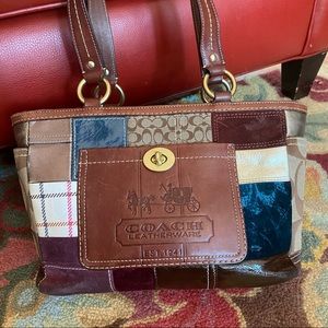 Coach patchwork purse